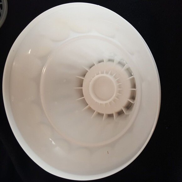 Vintage Tupperware Floralier Centerpiece Floral Appetizer Cake Pop Display White - Picture 3 of 10